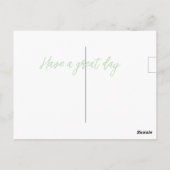 Postkarte (Rückseite)