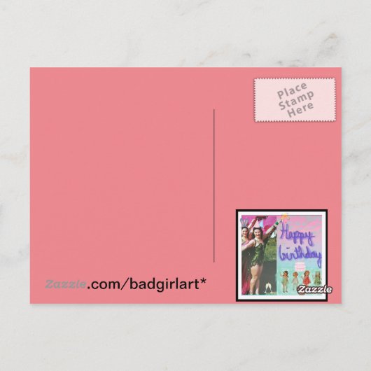 Postkarte (Rückseite)