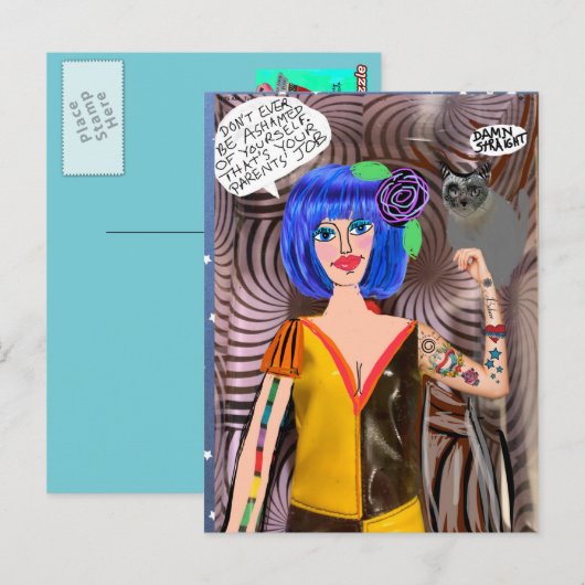 POSTKARTE (Vorne/Hinten)