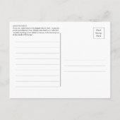 Postkarte (Rückseite)