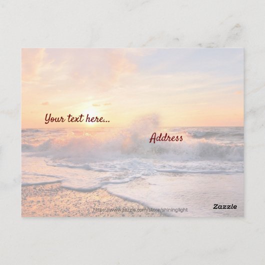 Postkarte (Rückseite)