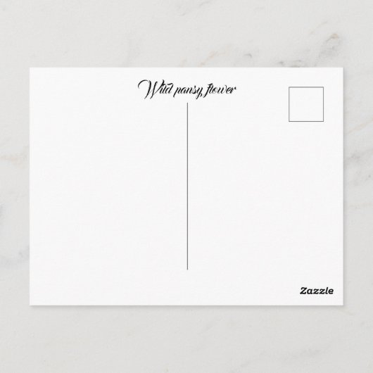 Postkarte (Rückseite)