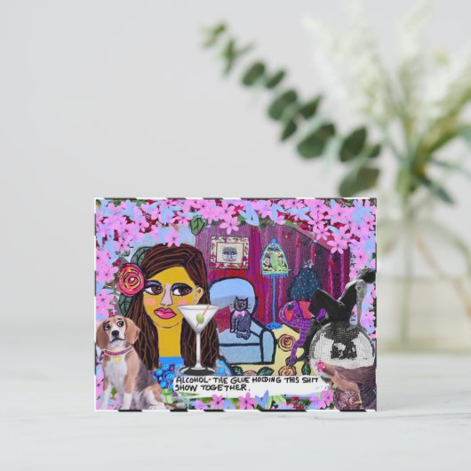 Postkarte (Stehend Vorderseite)