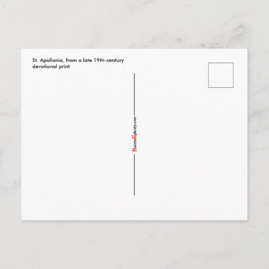 Postkarte (Rückseite)