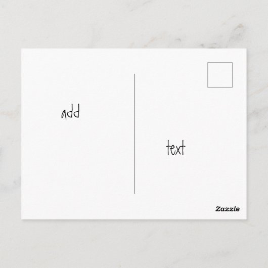 Postkarte (Rückseite)