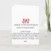 Postkarte (Rückseite)