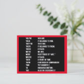 Postkarte (Stehend Vorderseite)