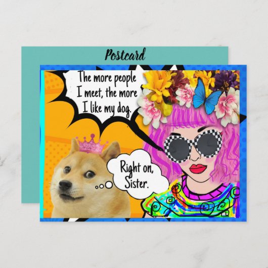 Postkarte (Vorne/Hinten)