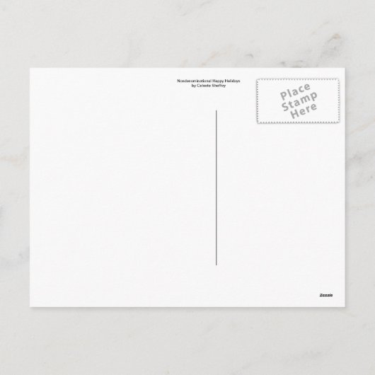 Postkarte (Rückseite)