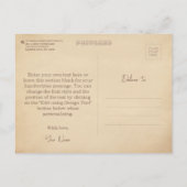 Postkarte (Rückseite)