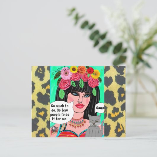 Postkarte (Stehend Vorderseite)