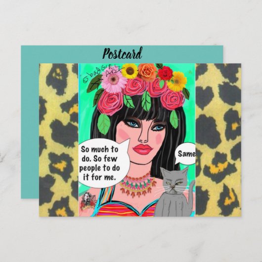 Postkarte (Vorne/Hinten)