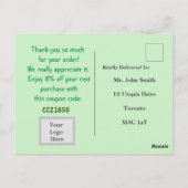 Postkarte (Rückseite)