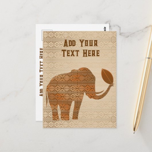 Postkarte (Vorderseite/Rückseite Beispiel)