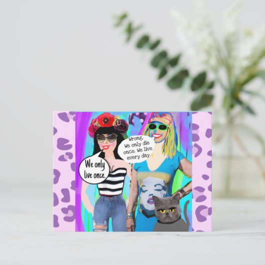 Postkarte (Stehend Vorderseite)