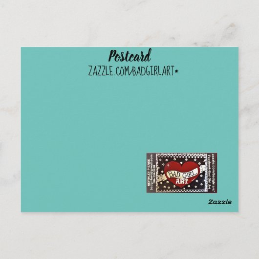 Postkarte (Rückseite)