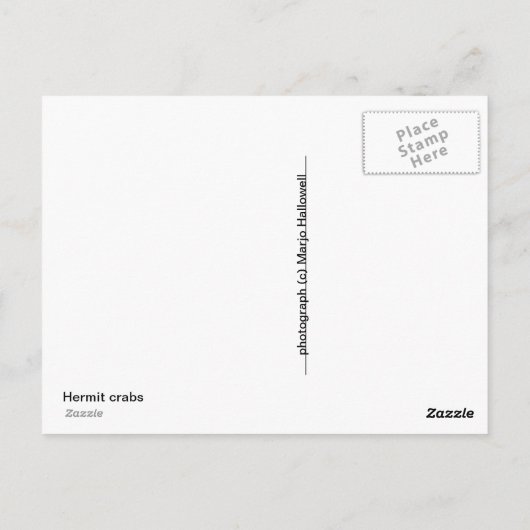 Postkarte (Rückseite)