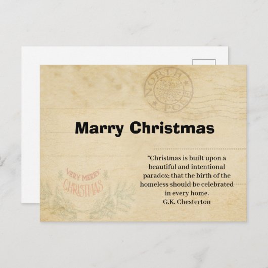 Postkarte (Vorne/Hinten)