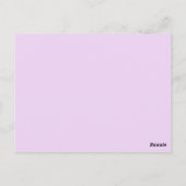 Postkarte (Rückseite)