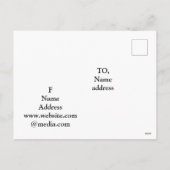 Postkarte (Rückseite)