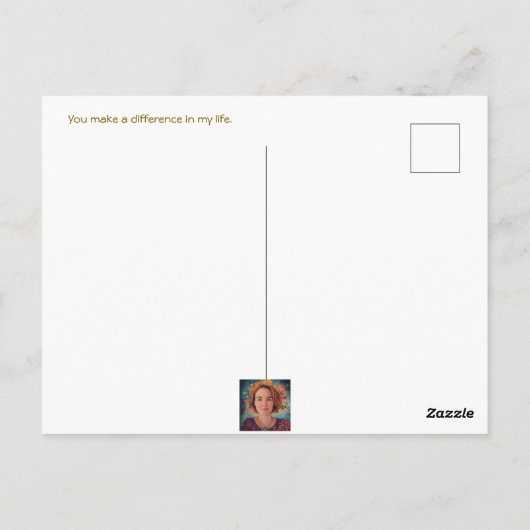 Postkarte (Rückseite)