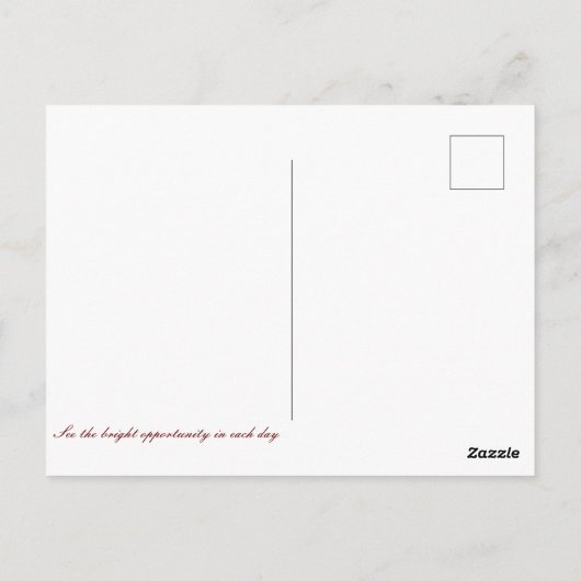 Postkarte (Rückseite)