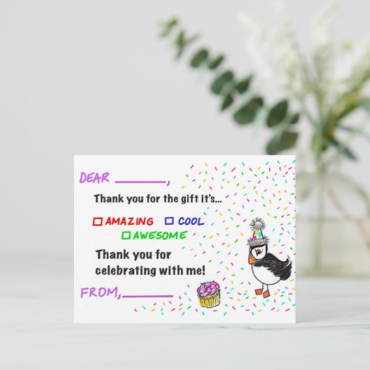 Postkarte (Stehend Vorderseite)