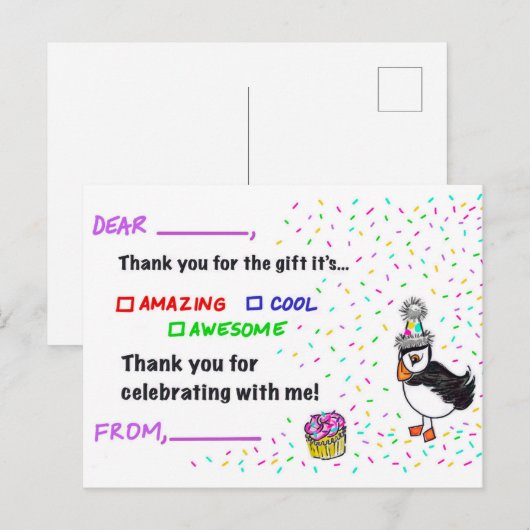 Postkarte (Vorne/Hinten)