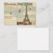 POSTKARTE (Vorne/Hinten)