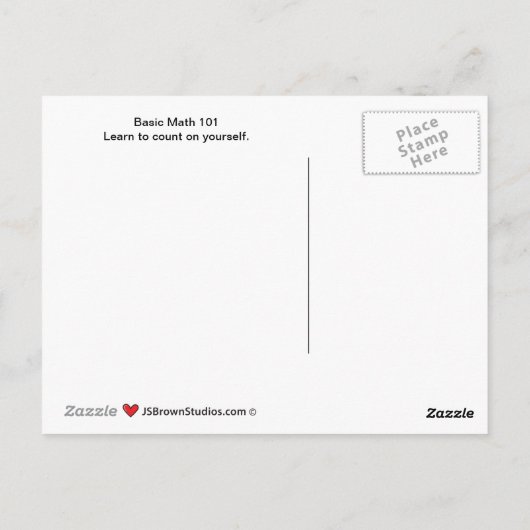 Postkarte (Rückseite)