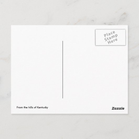 Postkarte (Rückseite)