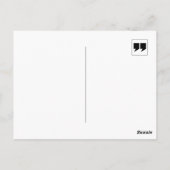 Postkarte (Rückseite)