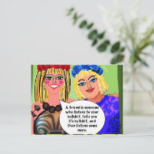 Postkarte (Stehend Vorderseite)