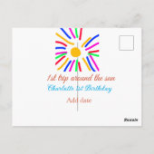 Postkarte (Rückseite)