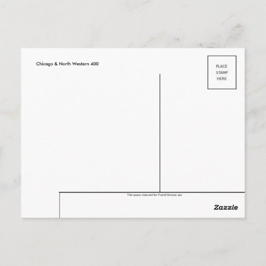 Postkarte (Rückseite)