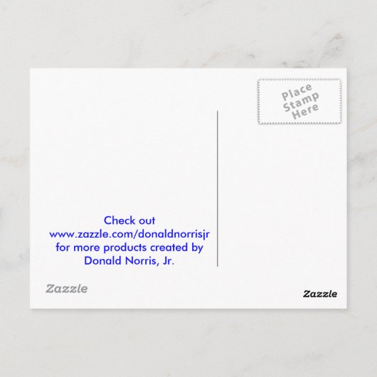 Postkarte (Rückseite)