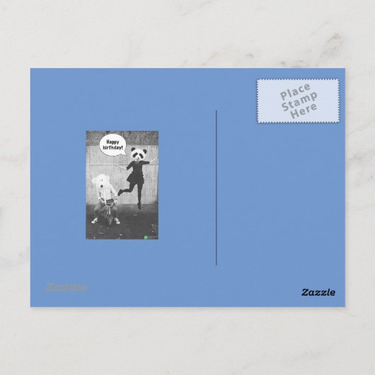 Postkarte (Rückseite)