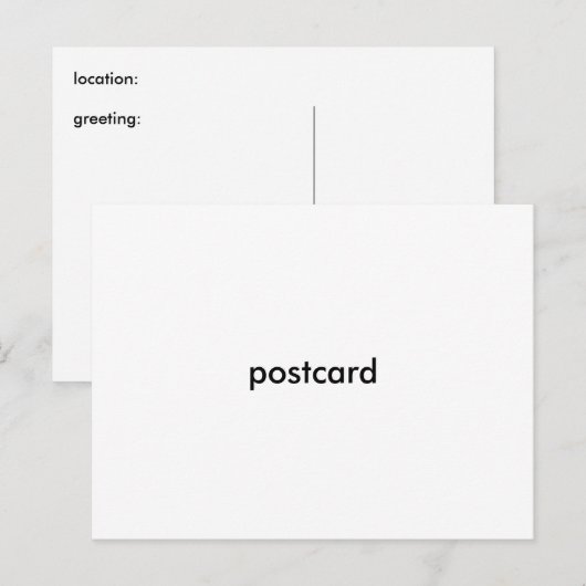 Postkarte (Vorne/Hinten)