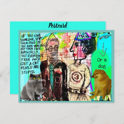 Postkarte (Vorne/Hinten)