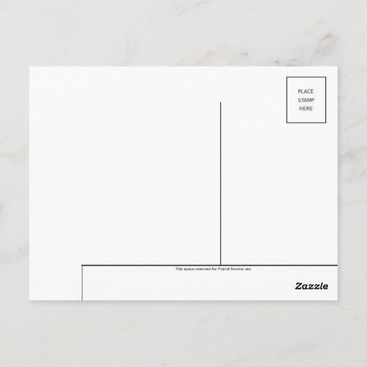 Postkarte (Rückseite)