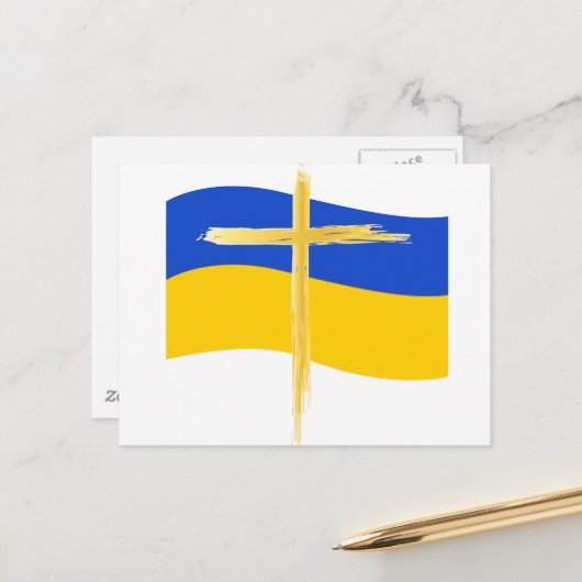 Postkarte (Vorderseite/Rückseite Beispiel)