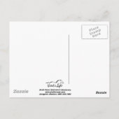Postkarte (Rückseite)