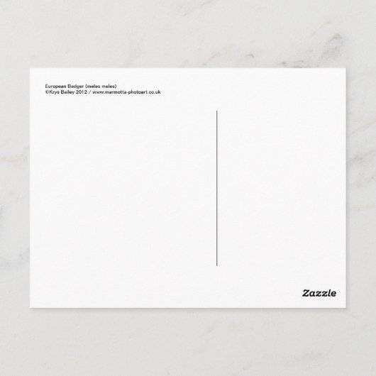 Postkarte (Rückseite)