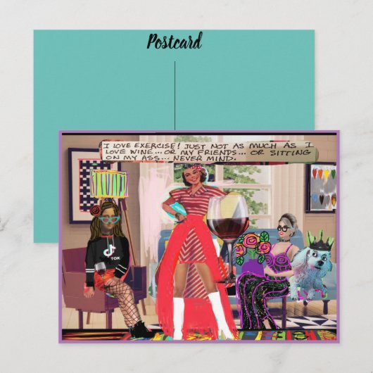 Postkarte (Vorne/Hinten)