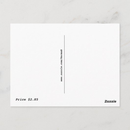 Postkarte (Rückseite)