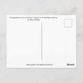 Postkarte (Rückseite)