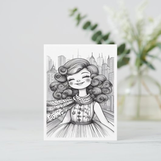 Postkarte (Stehend Vorderseite)