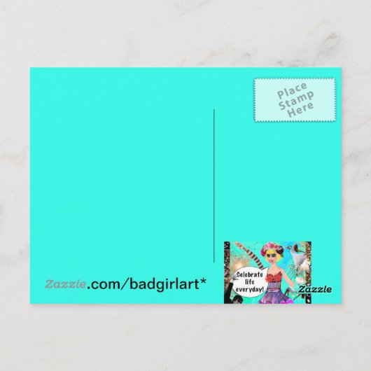 Postkarte (Rückseite)