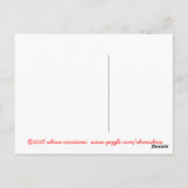 Postkarte (Rückseite)