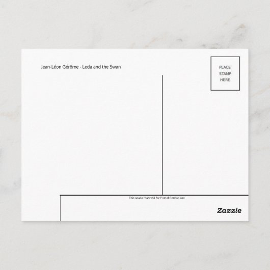 Postkarte (Rückseite)